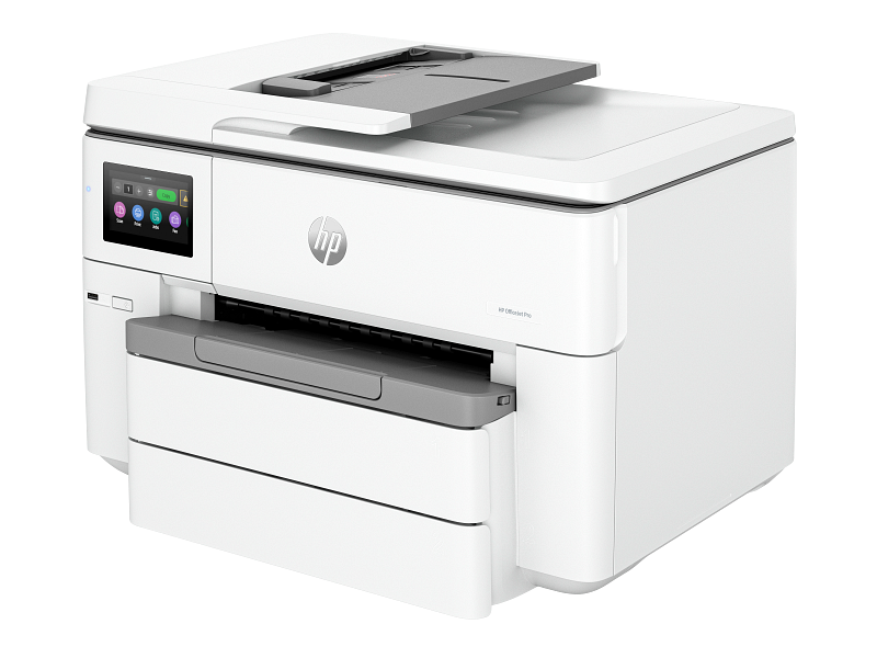 HP OfficeJet Pro Wide Format 9730 Cement Catalog White BG FrontLeft