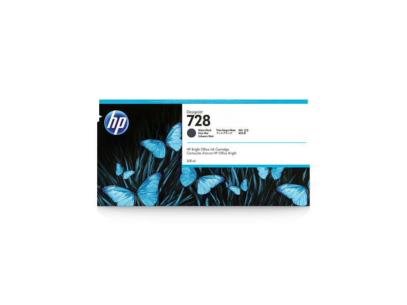 HP 728 300-ml Matte Black DesignJet Ink Cartridge | HP® Africa