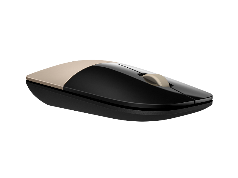 2c16 - HP Wireless Mouse Z3700 Modern Gold, matte/glossy finish Catalog, Right Facing