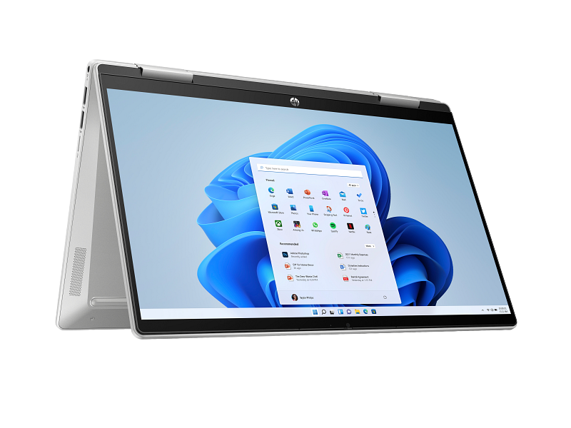22C1 Intel HP Pavilion x360 14 inch 2-in-1 Laptop PC NaturalSilver_Tent