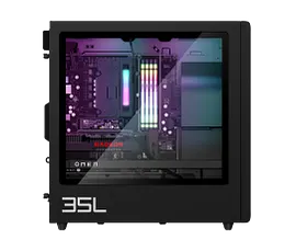 OMEN 35L Gaming Desktop GT16-0066m PC, Windows 11 Home, AMD Ryzen™ 7, 16GB RAM, 1TB SSD, NVIDIA® GeForce RTX™ 4060, Black