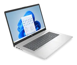 HP Laptop AI 17-cn5037nr 17.3", Windows 11 Home in S mode, Intel® Core™ Ultra 7, 16GB RAM, 256GB SSD, FHD, Natural silver