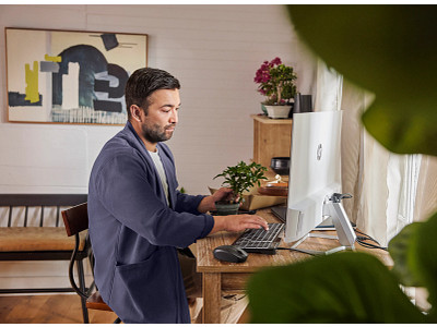 HP Series 5 27 inch FHD Monitor with Speakers - 527sa