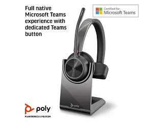 チャコール s_u_m_i様 Poly Voyager 4310 UC Bluetooth Mono USB-C Wireless Headset