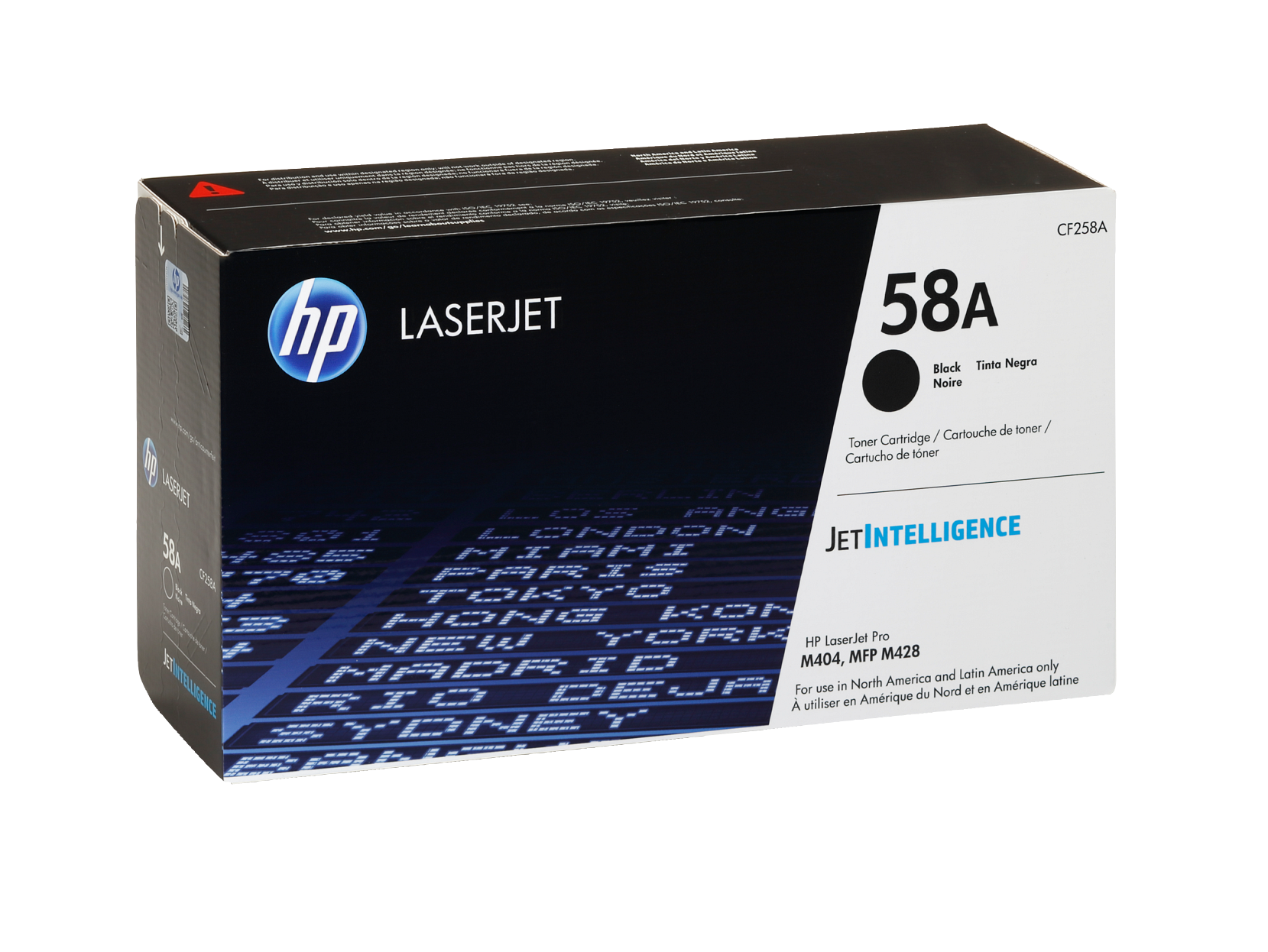HP 58A Black Original LaserJet Toner Cartridge, ~3,000 pages, CF258A - Afbeelding 3 van 9