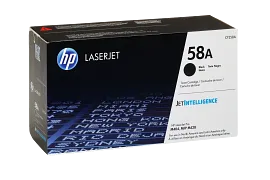 HP 58A Black Original LaserJet Toner Cartridge, CF258A