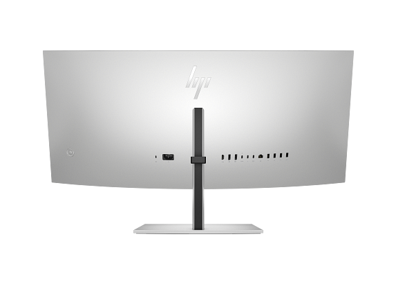 HP Series 7 Pro 37.5 WQHD Thunderbolt 4 Monitor - 738pu PikeSilver CoreSet Rear WhiteBg