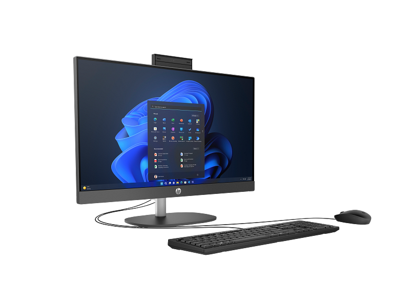 HP ProOne 240 23.8 inch G10 All-in-One Desktop PC WW IronGray T NT HAS Wired Win11 CoreSet VisID Whi