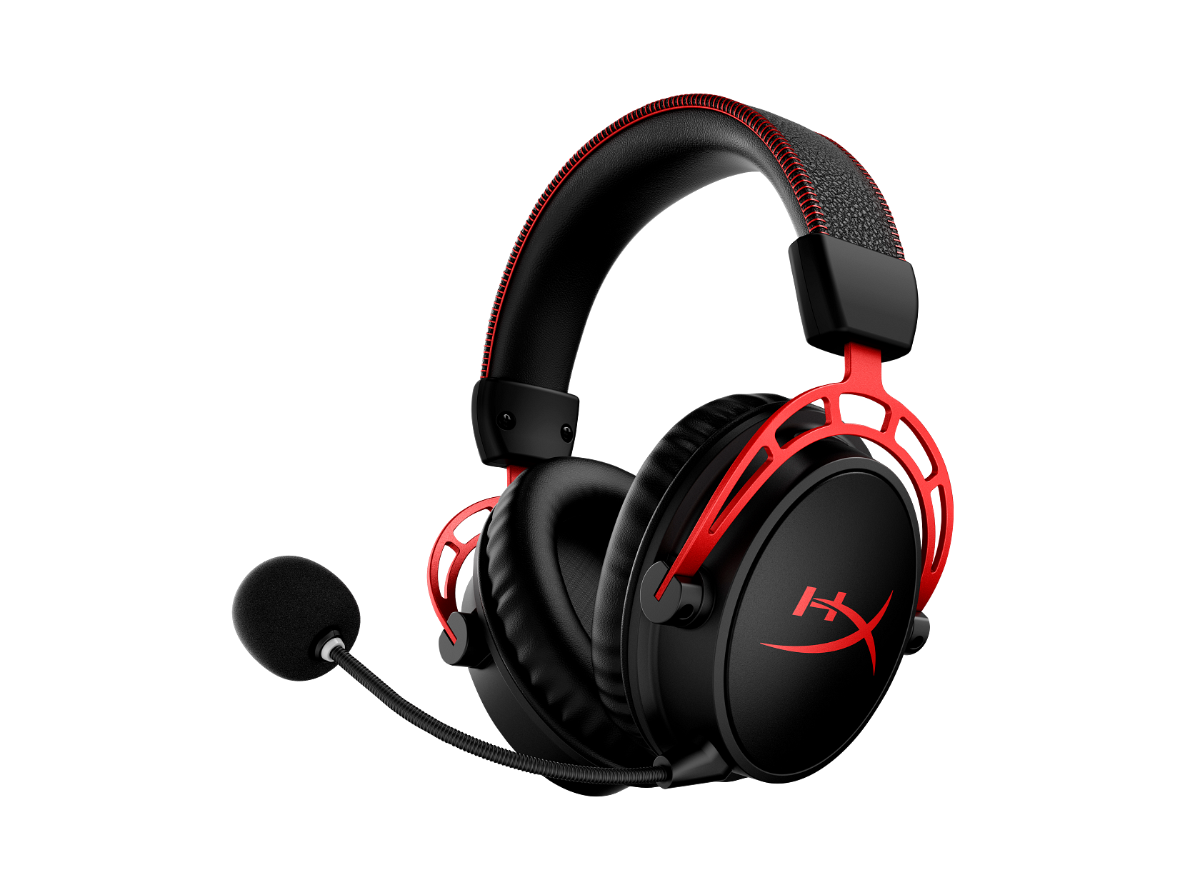 HYPERX Cloud Alpha Gaming, Over-Ear Headphones, Wireless, Black/Red 5 hyperx cloud alpha gaming, over-ear headphones, wireless, black/red