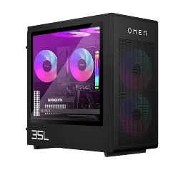 OMEN 35L Gaming Desktop GT16-0066m PC, Windows 11 Home, AMD Ryzen™ 7, 16GB RAM, 1TB SSD, NVIDIA® GeForce RTX™ 4060, Black