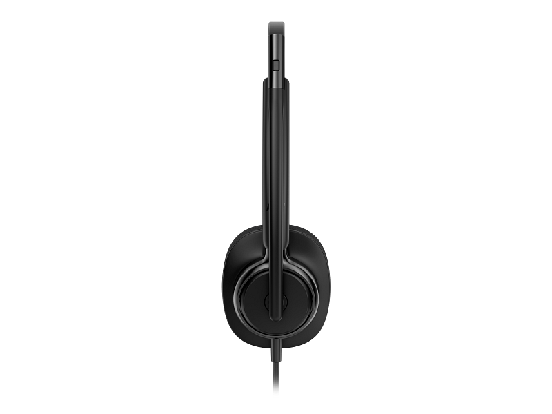 HP Poly Mission 425 USB Headset Stereo - Classic Foam Product Only Catalog Transparent Boom Up Right Profile