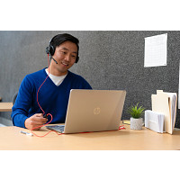 HP 8X223AA Poly Blackwire 8225 sztereó USB-C headset + USB-C–USB-A-adapter