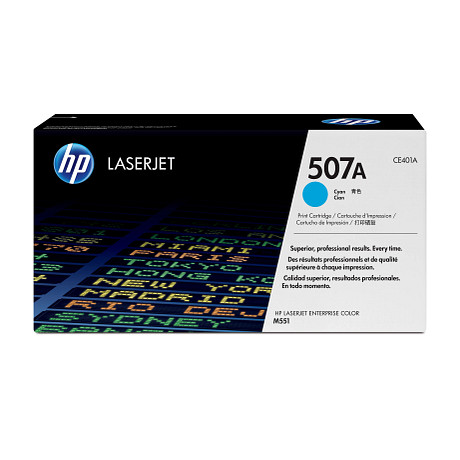 HP 507A CE401A LaserJet ciánkék toner / festékkazetta LJ 500 M551 M570 M575 (6000 old.)