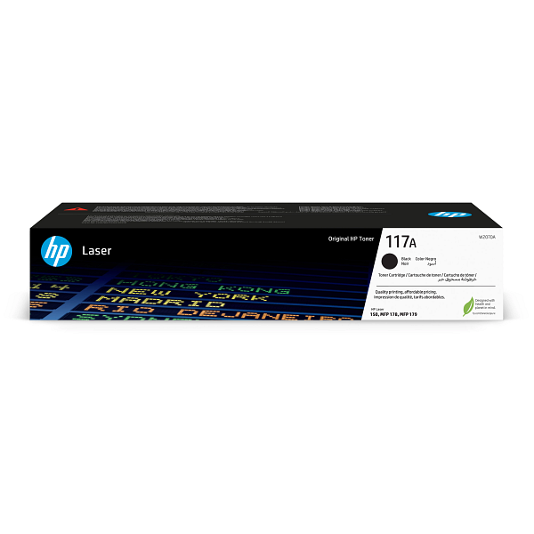 HP 117A Black Toner Cartridge W2070A W2070-00901b EMEA