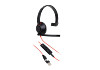 HP 8X230A6 Poly Blackwire 5210 monaurális USB-C headset + 3,5 mm-es csatlakozó + USB-C–USB-A-adapter (csomagban)