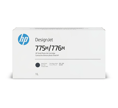 HP 775M/776M 1-liter Matte Black Ink Cartridge