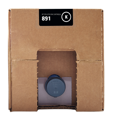 HP 3M 891 10-liter Black Latex Ink Cartridge