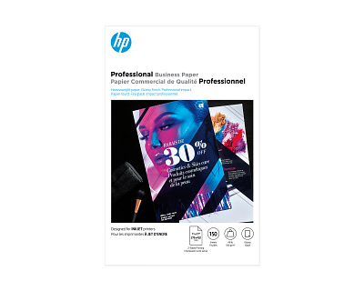 HP Professional Business Paper Glossy 48 lb 11 x 17 in. (279 x 432 mm) 150 sheets