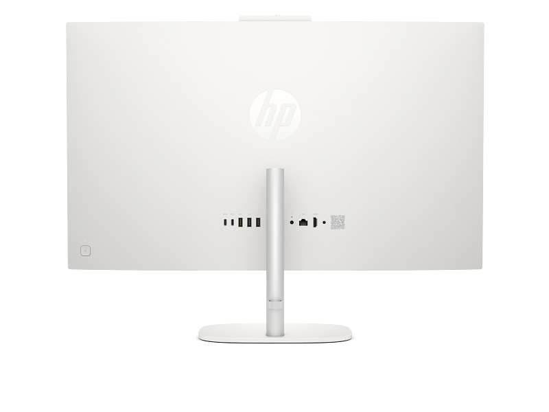 HP OmniStudio 27 inch All-in-One Desktop PC 27-cu0000_Product_Cotton white_Product Only_Rear facing