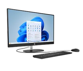 HP All-in-One Desktop AI 27-cr2075t PC, Windows 11 Home, 27", Touch screen, Intel® Core™ Ultra 7, 16GB RAM, 1TB SSD, FHD, Jet black