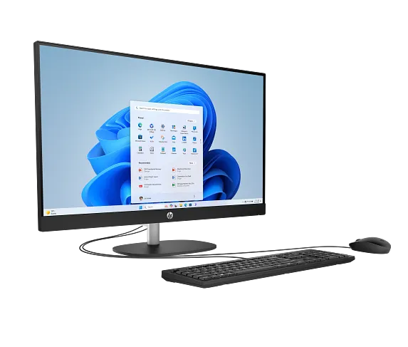 HP All-in-One Desktop AI 27-cr2075t PC, Windows 11 Home, 27", Touch screen, Intel® Core™ Ultra 7, 16GB RAM, 1TB SSD, FHD, Jet black