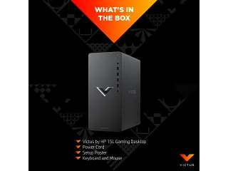Victus by HP 15L Gaming Desktop TG02-0077m, Windows 11 Home Victus by HP 15L Gaming Desktop TG02-0077m, Windows 11 Home