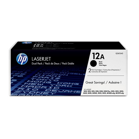 HP 12A Q2612A Fekete toner festékkazetta Laserjet 1010 1012 1015 1018 1020 1022 3015 3020 3030 3050 3052 3055 M1005 M1319 nyomtatókhoz (2000 old.)