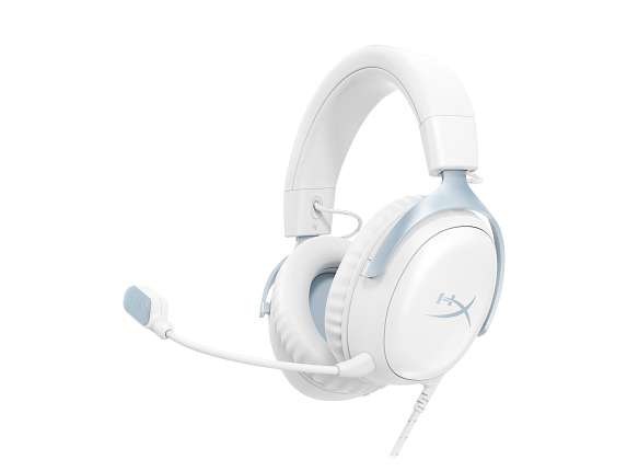 HyperX Cloud III - Gaming Headset (White/Blue)