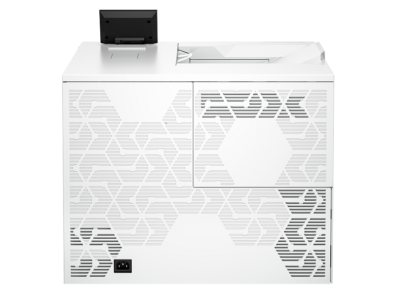 HP Color LaserJet Enterprise DN 6701 Transactional AtmosphereBlue Catalog VisID WhiteBG Rear