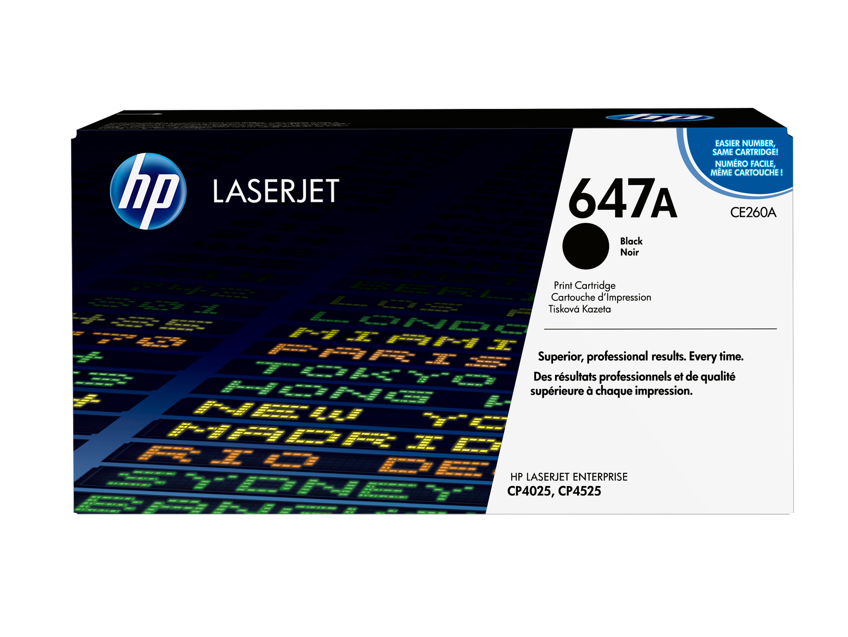 HP 647A Schwarz Original LaserJet Tonerkartusche, ~8.500 Seiten, CE260A - Bild 1 von 7