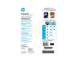 HP Professional Tri-Fold Business Paper, Glossy, 48 lb, 8.5 x 11 in. (216 x 279 mm), 150 sheets 4WN12A