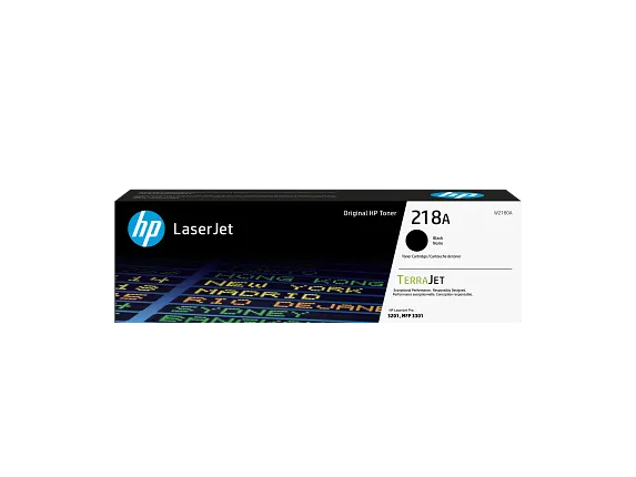 HP Laser Toner Cartridges and Kits, HP 218A Black Original LaserJet Toner Cartridge, W2180A