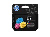 HP 67 Tri-color Original Ink Cartridge, 3YM55AN#140 thumbnail