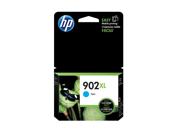 Ink Supplies, HP 902XL High Yield Cyan Original Ink Cartridge, T6M02AN#140