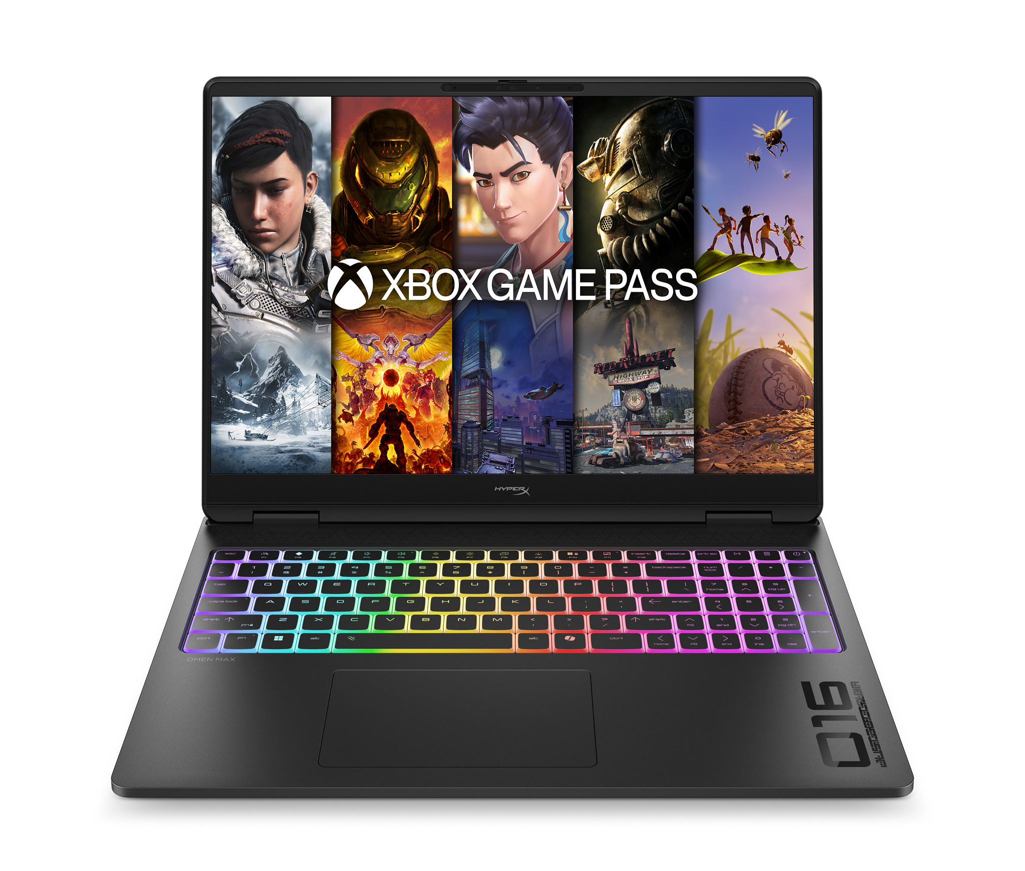 HyperX OMEN MAX 16 inch Gaming Laptop PC 16, Windows 11 Home, 16", AMD Ryzen™ AI 9, 32GB RAM, 2TB SSD, NVIDIA® GeForce RTX™ 5080, 2.5K, Shadow black