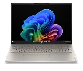 HP OmniBook 5 Laptop Next Gen AI 16, Windows 11 Home, 16", Intel® Core™ Ultra 9, 32GB RAM, 512GB SSD, 2K, Sahara silver