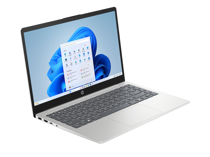 HP 14 inch Laptop AI PC 14-hc0000_Product_Natural silver_Product Only_Right facing