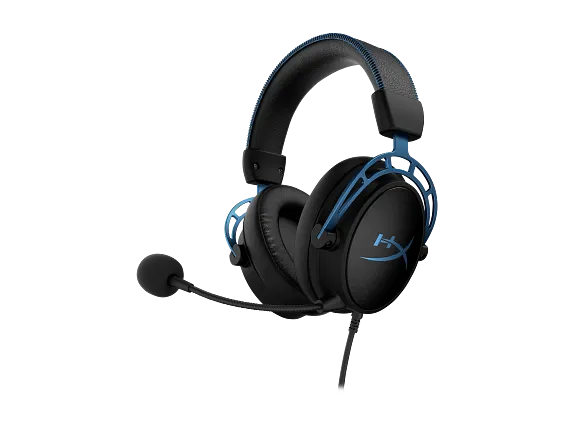 HyperX Gaming Headsets, HyperX Cloud Alpha S - Gaming Headset - Black-Blue