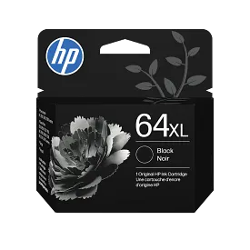 HP 64XL High Yield Black Original Ink Cartridge, N9J92AN#140