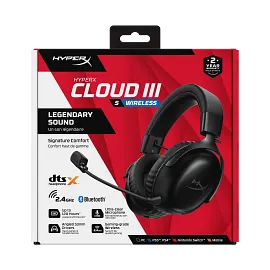 HyperX Cloud III S Wireless - Gaming Headset (Black)