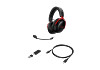 HyperX Cloud III S vezeték nélküli gamer headset, fekete-piros