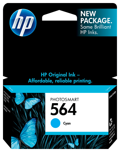 HP 564 Cyan Original Ink Cartridge