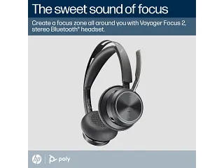 Poly Voyager Focus 2 Microsoft Teams Certified USB-C-C