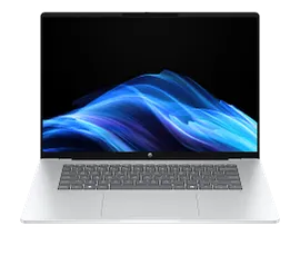 HP OmniBook 5 Laptop Next Gen AI 16-fb0017nr 16", Windows 11 Home, Snapdragon®, 16GB RAM, 256GB SSD, 2K, Glacier silver