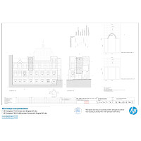 HP F9A30D DesignJet T830 36 hüvelykes többfunkciós nyomtató