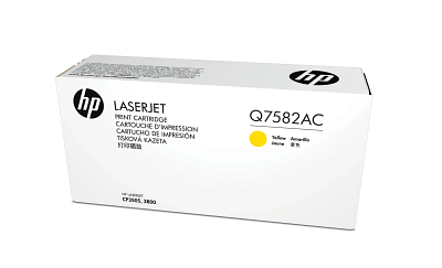 HP Q7582AC Yellow Contract Original LaserJet Toner Cartridge