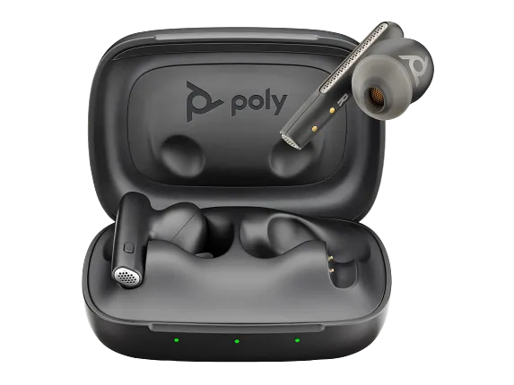 Poly Voyager Free 60 UC Black Earbuds + BT700 USB-C Adapter