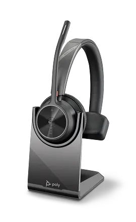 Poly Voyager 4310 Microsoft Teams Certified USB-C Headset with charge stand