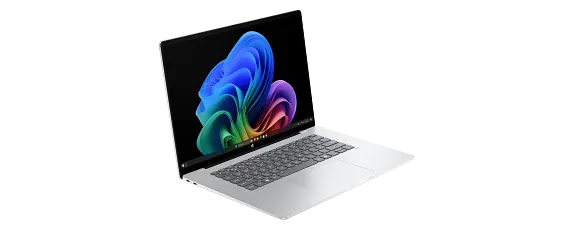 HP OmniBook 5 Laptop Next Gen AI 16-fb0037nr 16", Touch screen, Windows 11 Home, Snapdragon® X Plus, 32GB RAM, 512GB SSD, 2K, Glacier silver