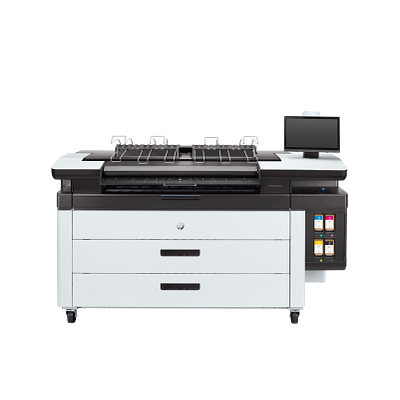 HP PageWide XL 3950 40-in Multifunction Printer with Top Stacker ...